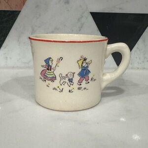 Vintage Little Bo Peep Ceramic Mug